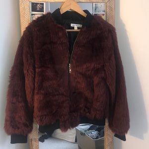 faux fur coat